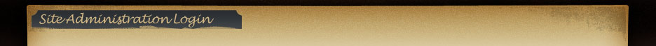 Site Administration Login